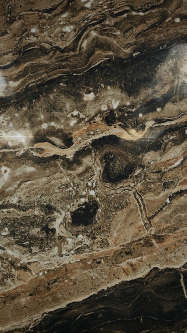 POLISHED PORCELAIN TILE Color: MARSEILLE CHOCO High Gloss  Finish Sizes: 24"x48"